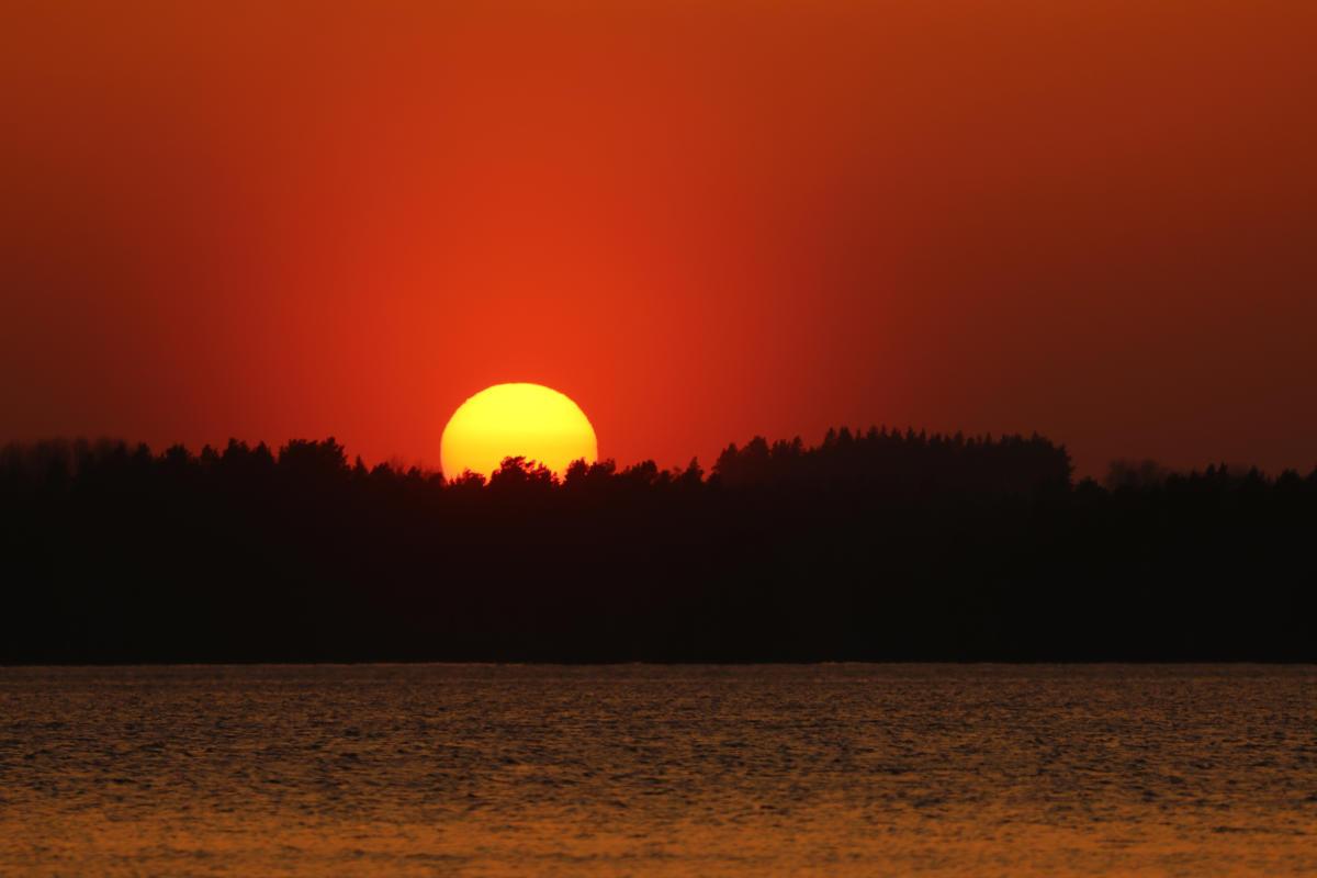 Auringonlasku - Matoniemi