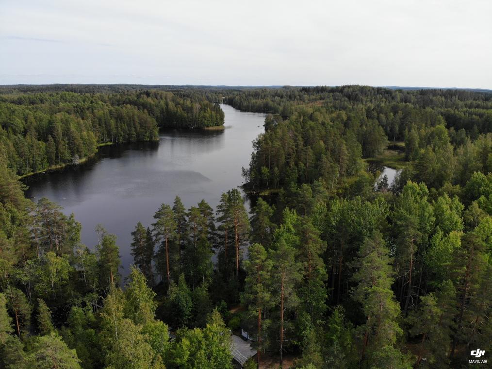 Kasiniemen alavirta, kesän viime hetket - Kasiniemen urheilukentän ranta