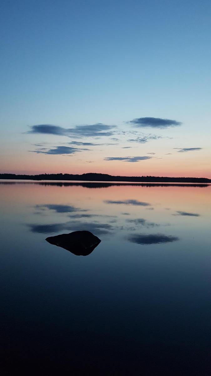 iltarusko 9.8.2019 - Käenniemen edusta